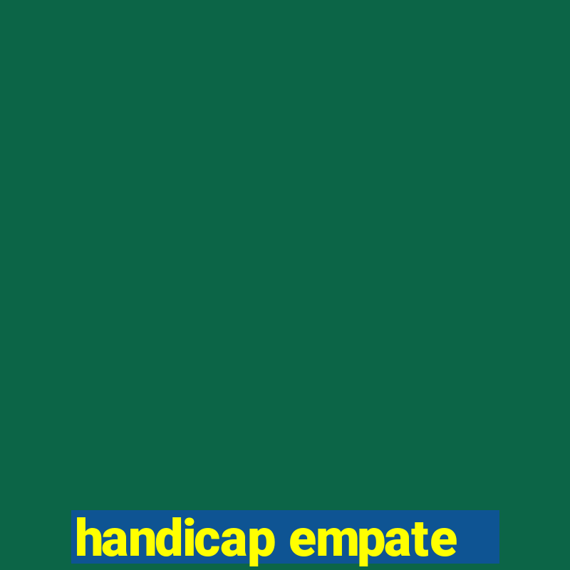 handicap empate - 2